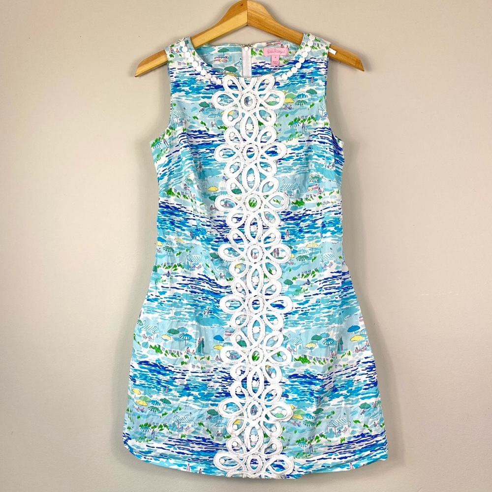 Lilly Pulitzer High Tide Toile Shift Dress 4